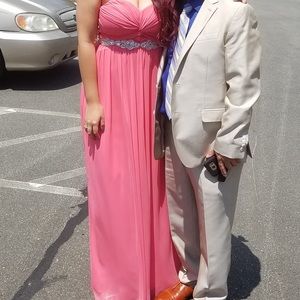 Coral Bridesmaid/prom dress